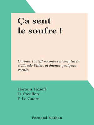 cover image of Ça sent le soufre !